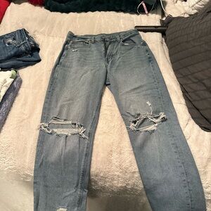 American Eagle Outfitters Blue Straight Leg Jeans